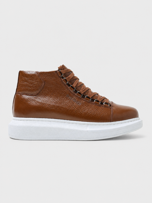 Kelly Rustic Rendezvous high-top boot in brown by Apollo Moda